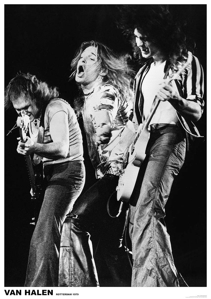 Van Halen Rotterdam 1979 Maxi Poster