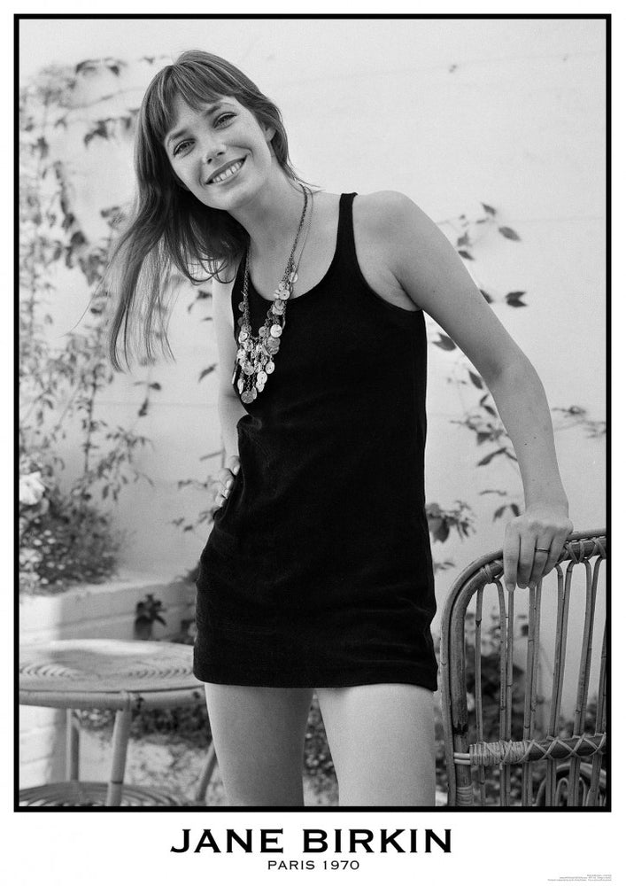 Jane Birkin Paris 1970 Maxi Poster