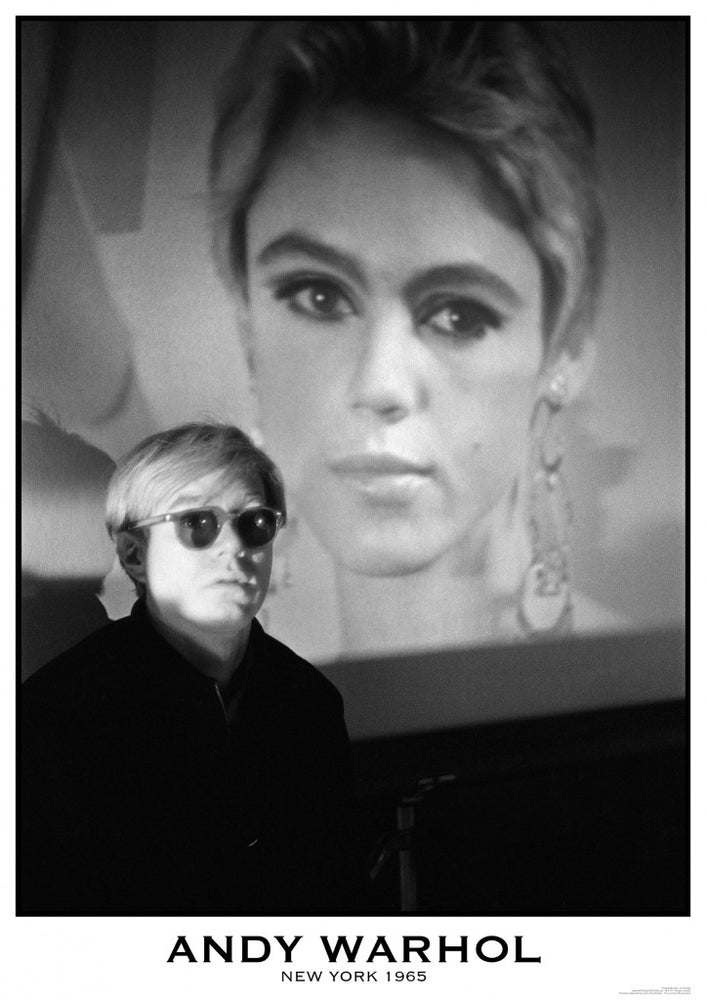 Andy Warhol New York 1965 Black And White Maxi Poster