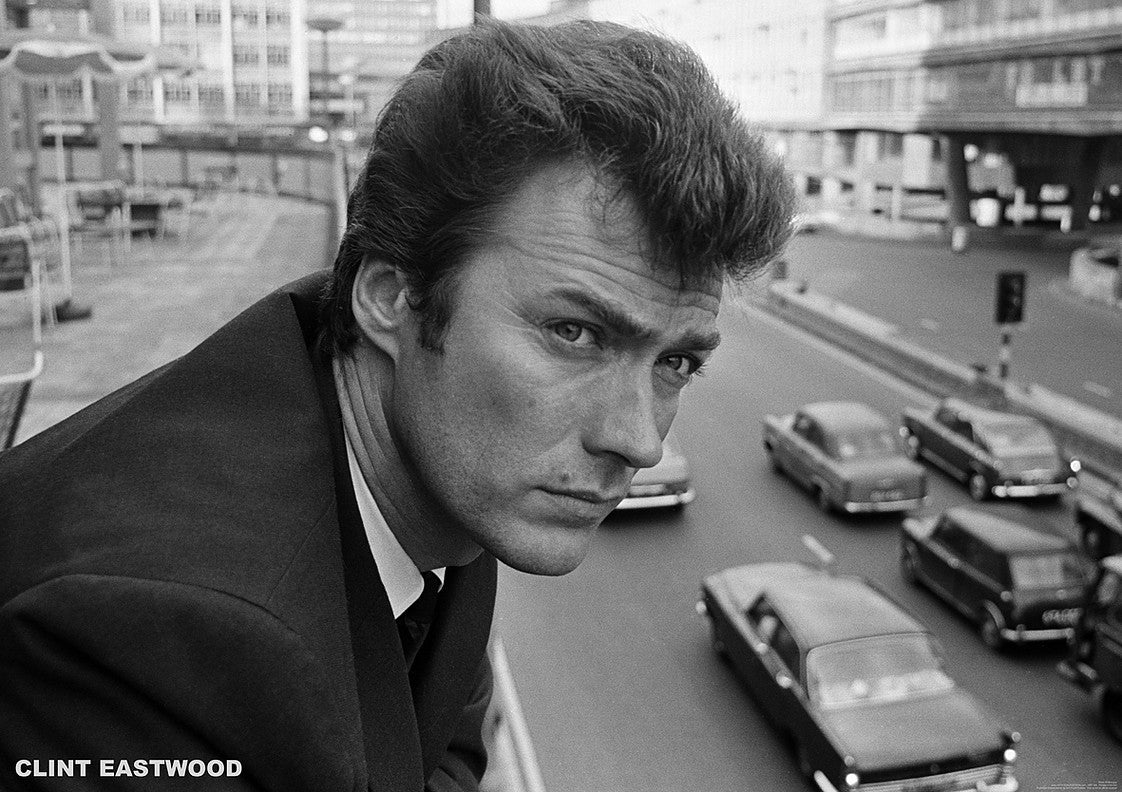 Clint Eastwood Birmingham UK June 1967 Maxi Poster