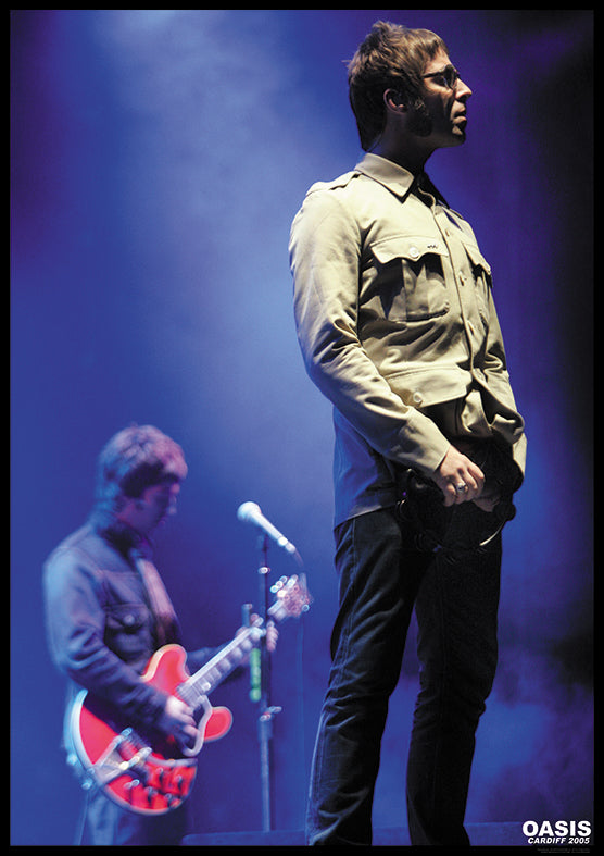 Oasis Live In Cardiff 2005 Maxi Poster