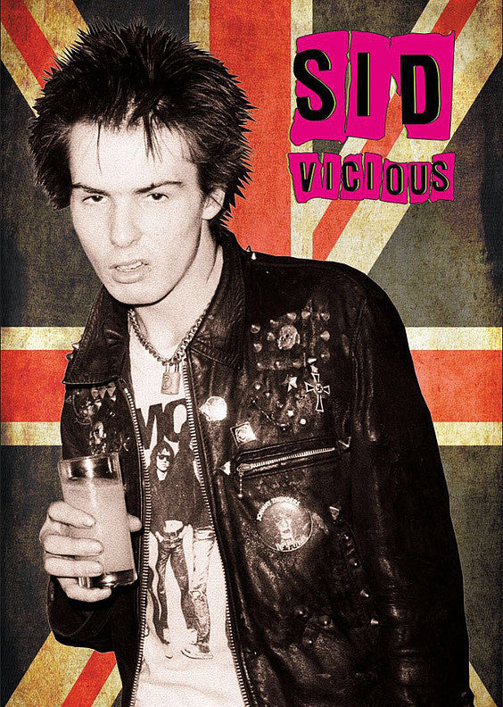 Sid Vicious Union Jack Holland September 1977 Maxi Poster
