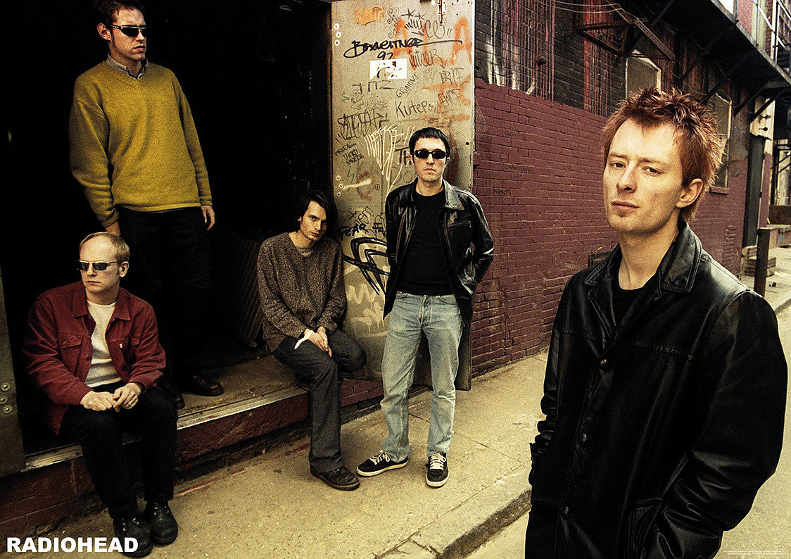 Radiohead In Back Alley 2005 Group Maxi Poster