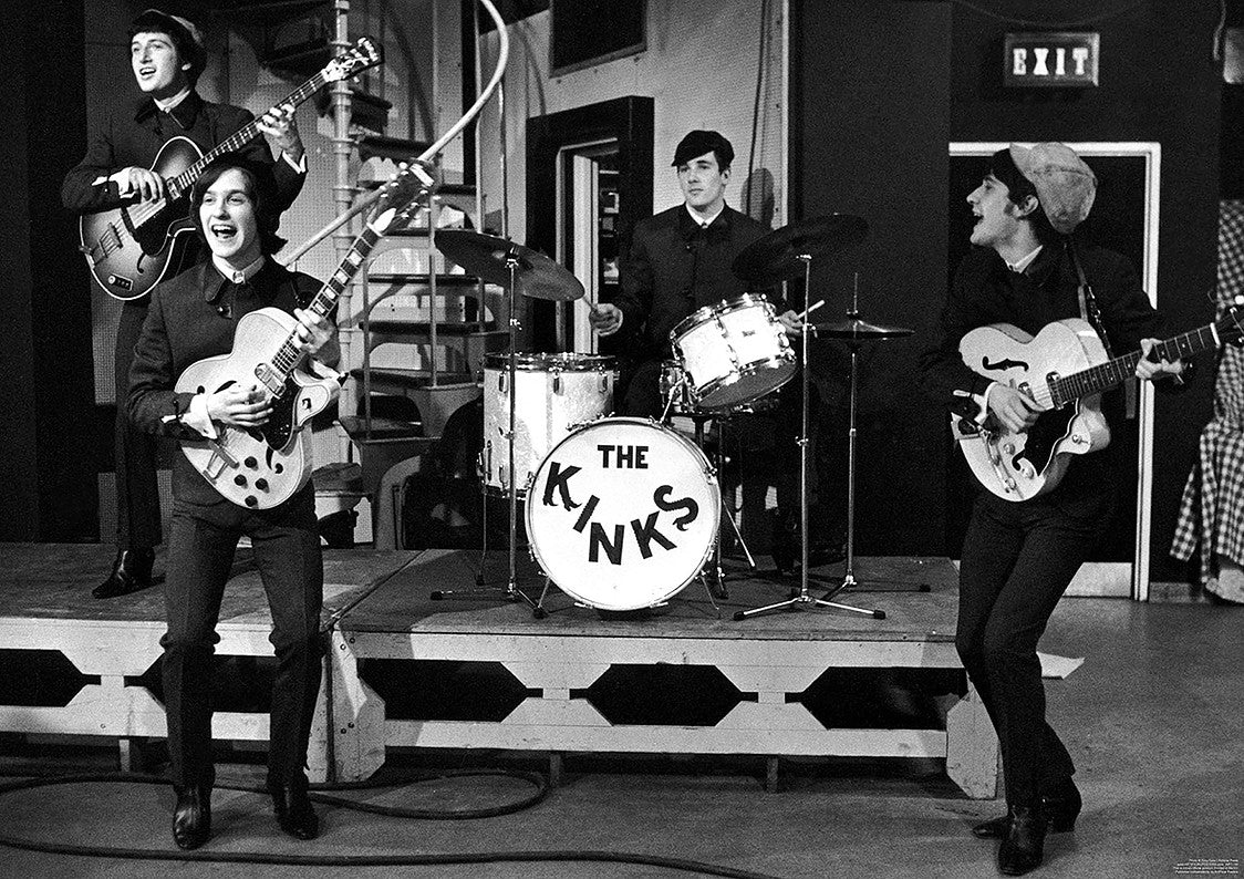 The Kinks Live TV Show 1964 Poster