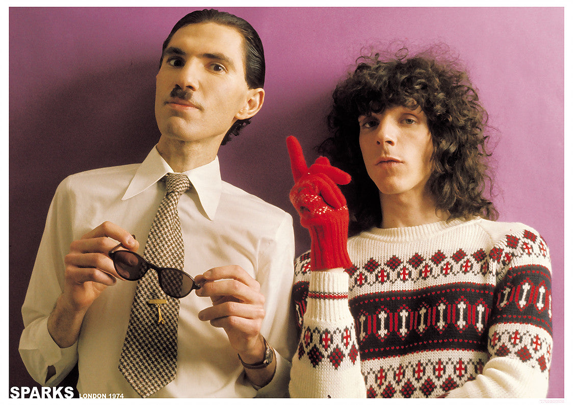 Sparks London 1974 Colour Maxi Poster