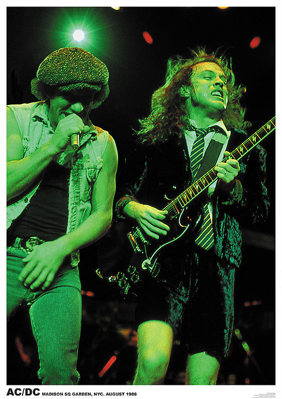 AC/DC Live At Madison Square Garden NYC 1988 Maxi Poster