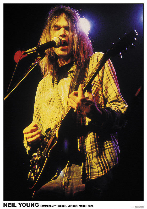 Neil Young Hammersmith Odeon London 1976 Maxi Poster
