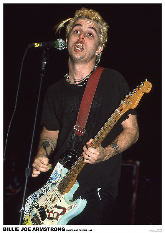 Green Day Billie Joe Armstrong 1994 Live Colour Maxi Poster