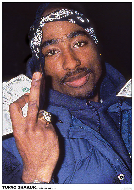 Tupac 56th Street New York City 1996 Maxi Poster