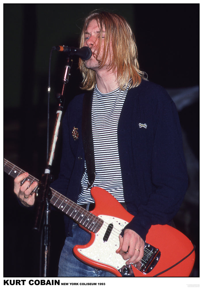 Kurt Cobain Live NY Coliseum 1993 Maxi Poster