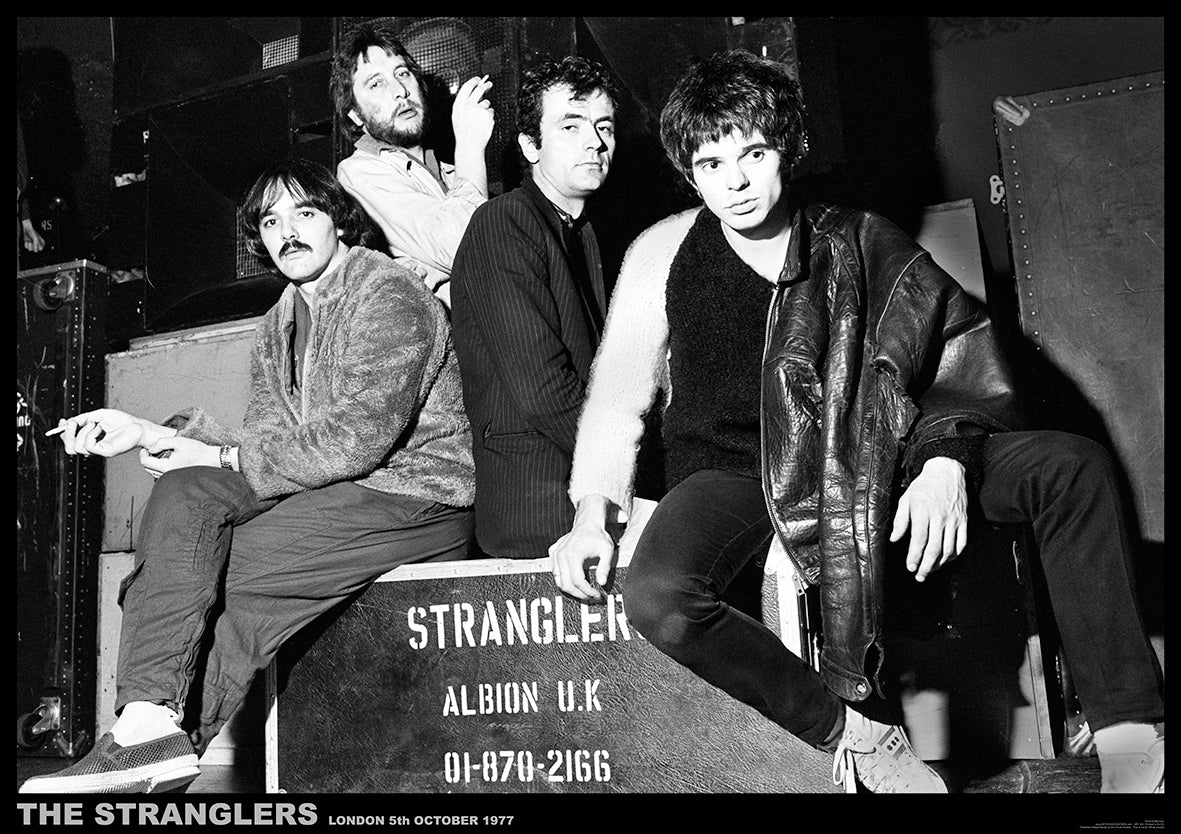 The Stranglers Classic Pose London Oct 1977 Maxi Poster
