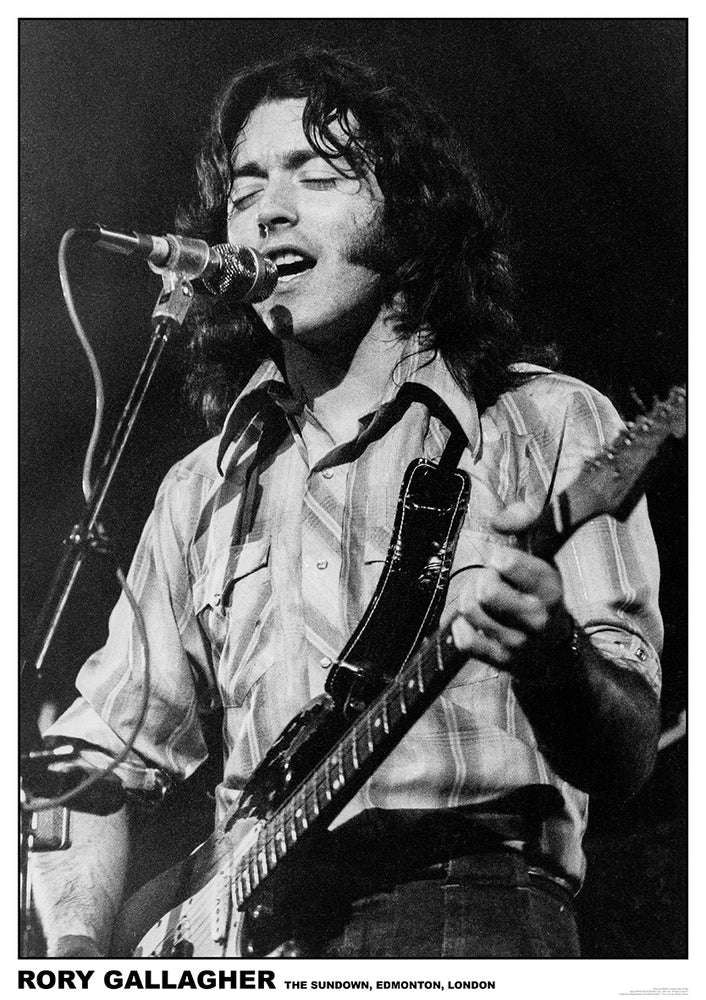 Rory Gallagher Live At The Sundown Edmonton London Maxi Poster