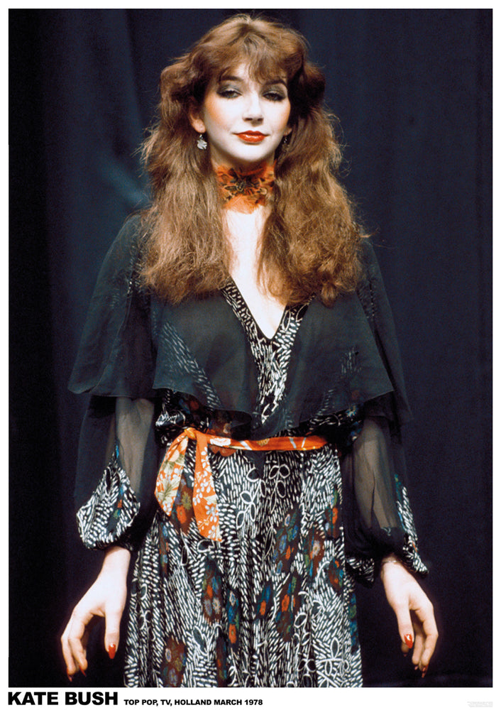 Kate Bush Top Pop Studios Amsterdam March 1978 Maxi Poster