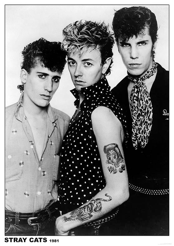 Stray Cats 1981 Group Pic Maxi Poster
