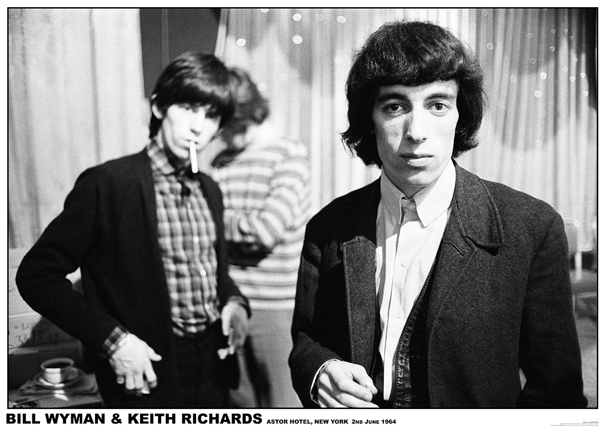 The Rolling Stones Bill And Keith Astor Hotel New York 1964 Maxi Poster