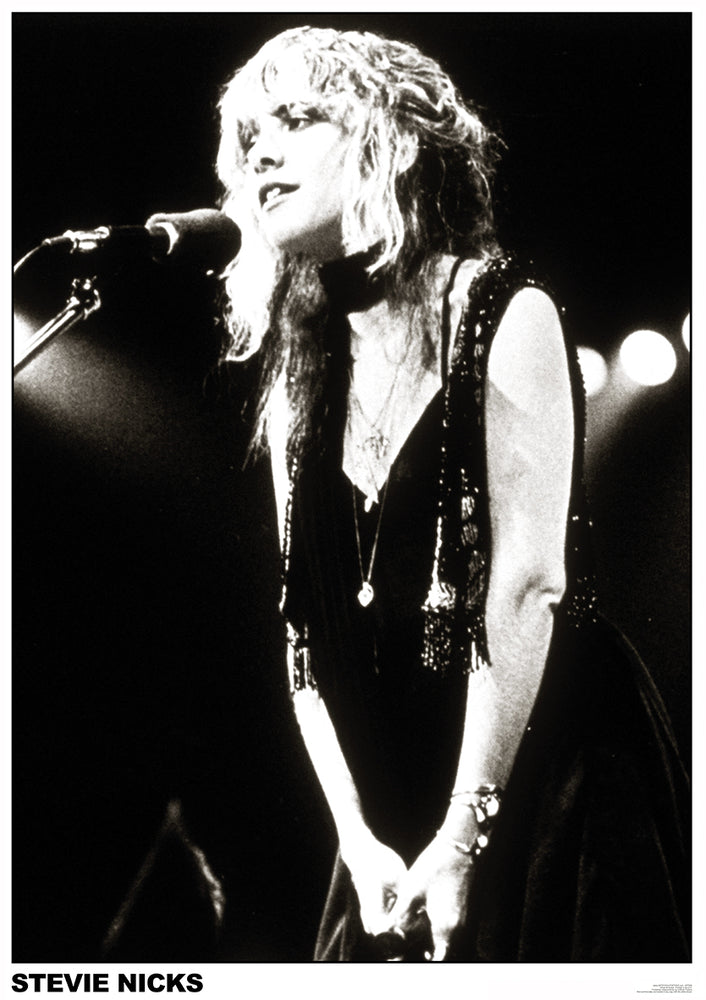 Stevie Nicks Spotlights Black & White Maxi Poster