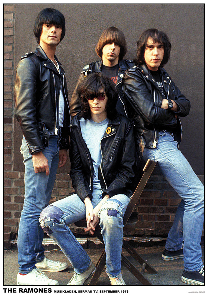 Ramones Musikladen German TV Sept '78 Colour Maxi Poster