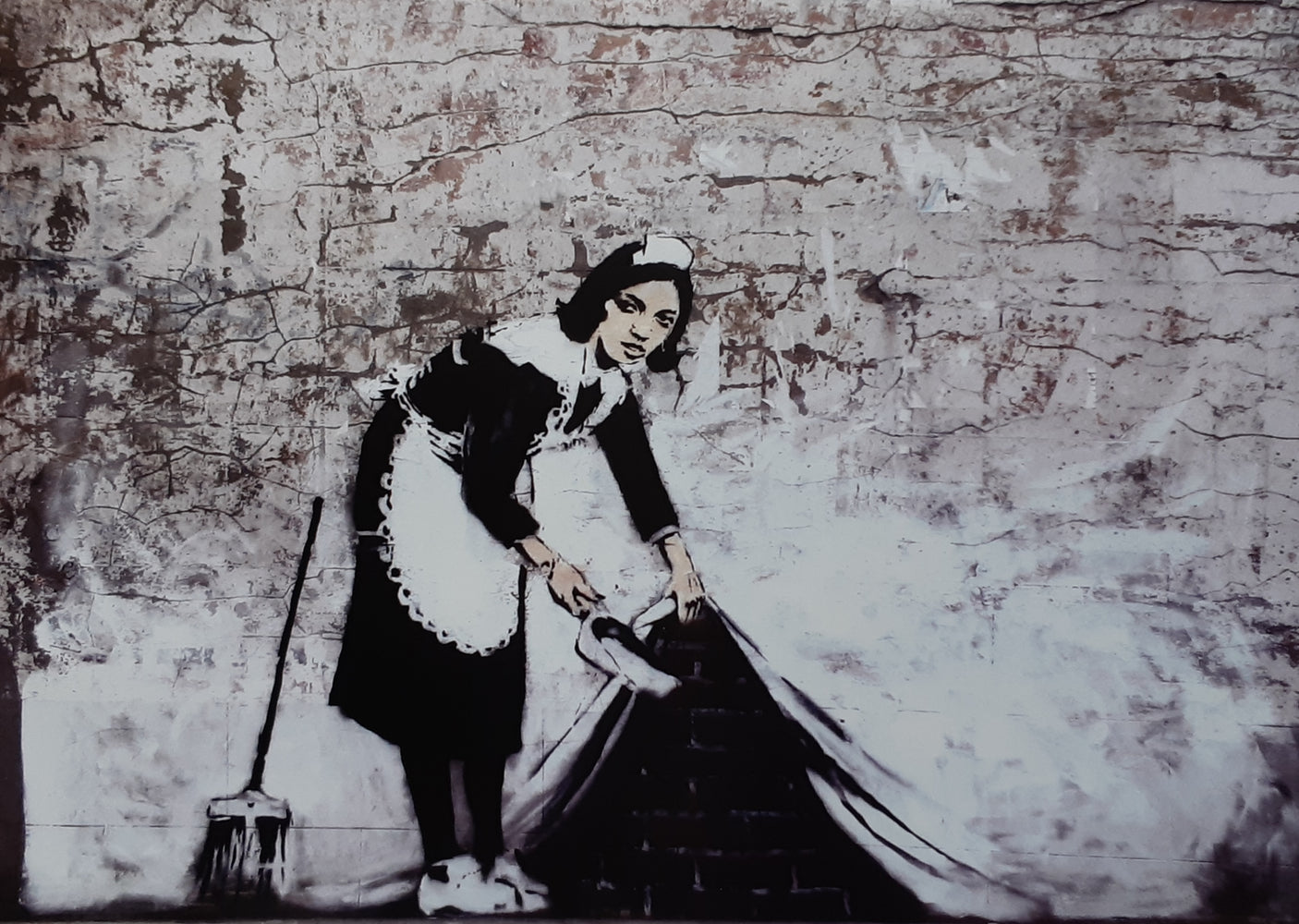 Banksy Sweeping Under Wall A2 Maxi Poster