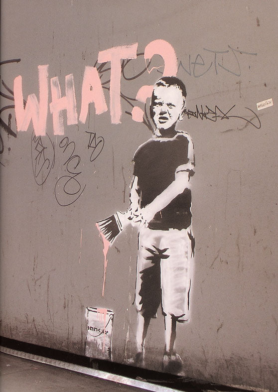 Banksy Boy What? A2 Maxi Poster