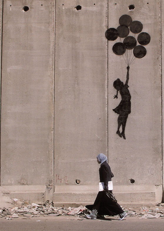 Banksy Balloons In Gaza A2 Maxi Poster