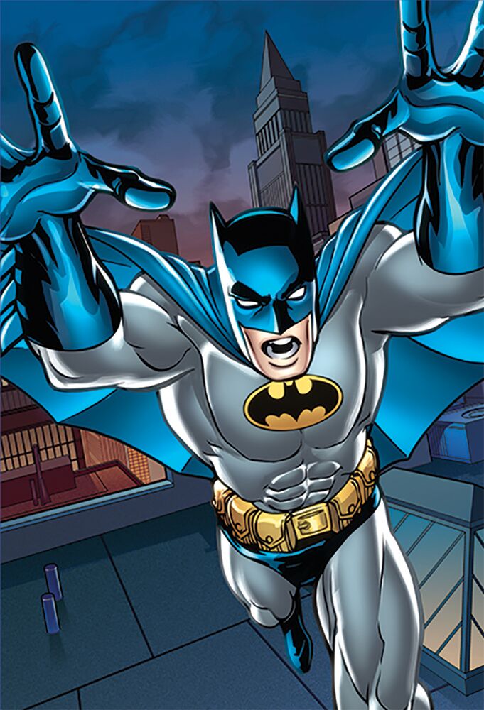 Batman Flying 1.58m x 2.32m 2 Piece Medium Wallpaper Wall Mural