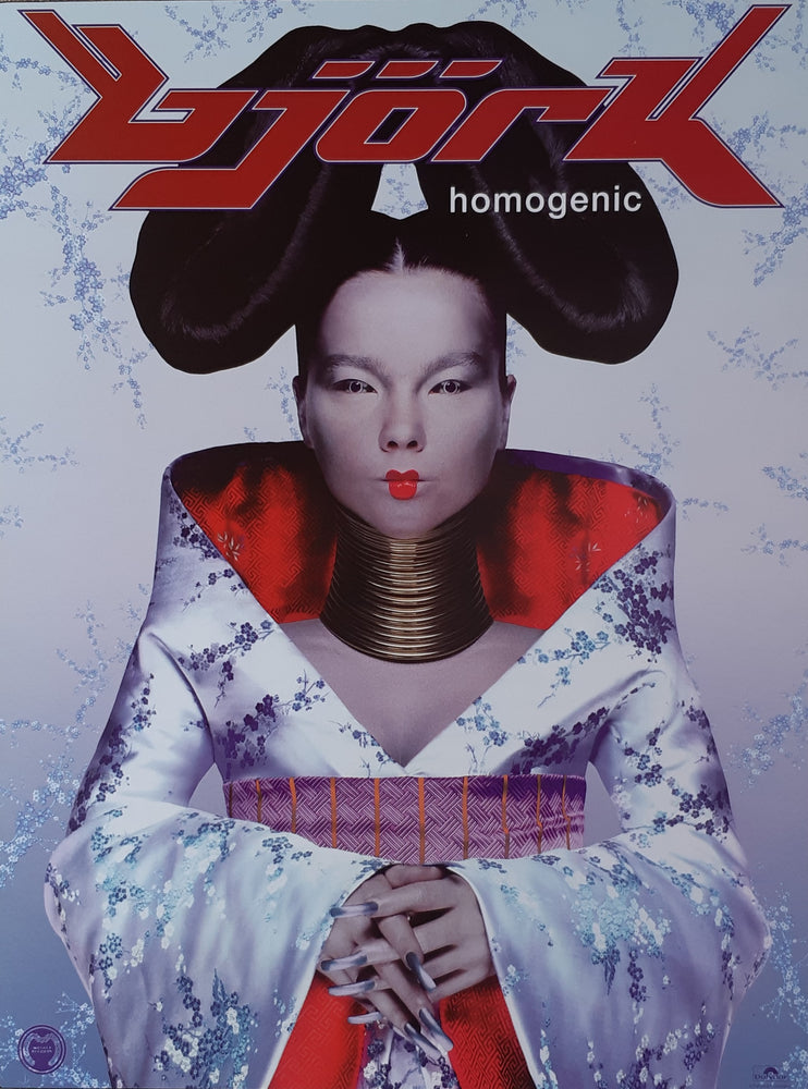 Bjork Homogenic Album Cover Promo Maxi Poster Blockmount