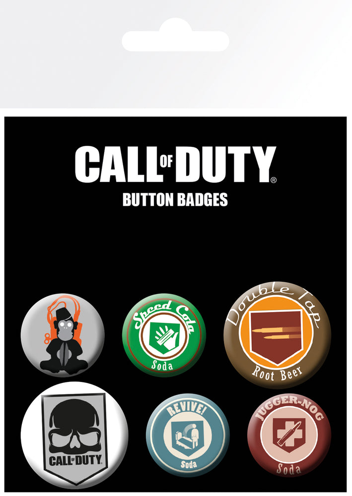 Call Of Duty Mix Set Of 6 Badge Pack