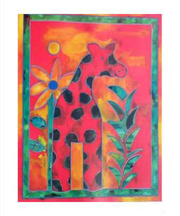 Lisa V Keaney Giraffe 40x50cm Art Print