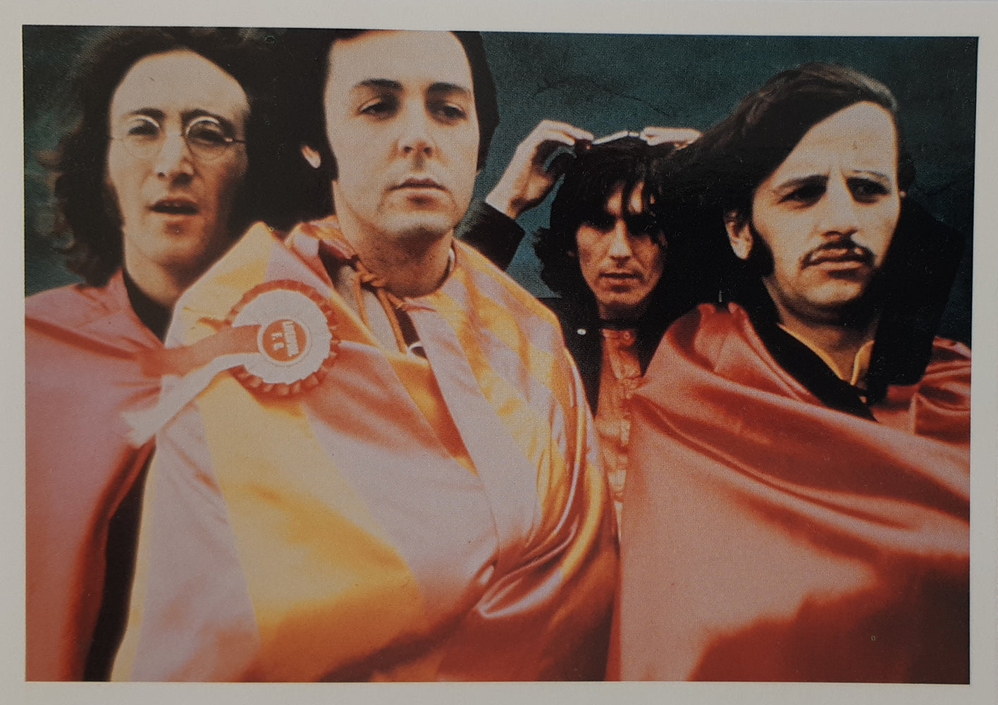 The Beatles Capes Photo Shoot Postcard
