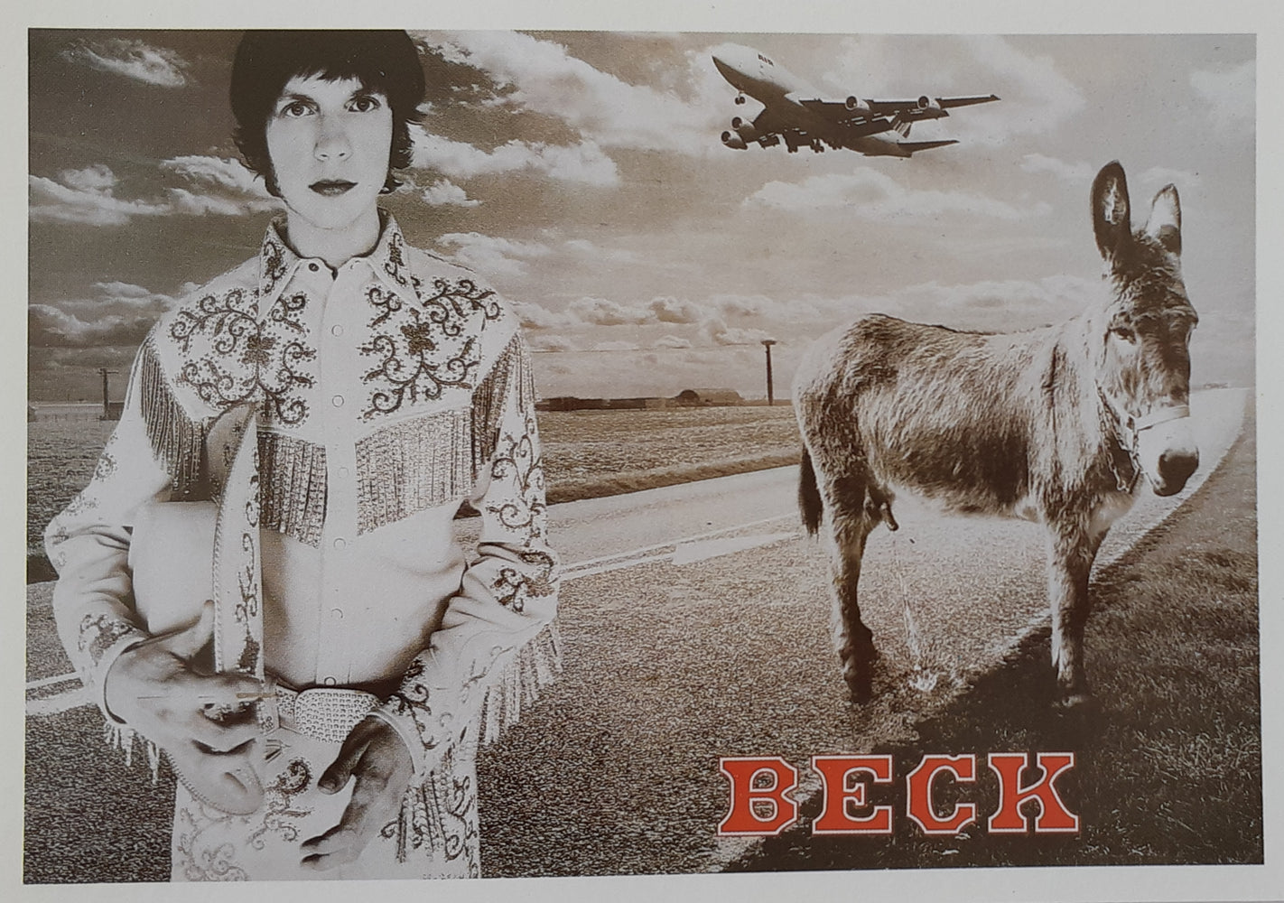 Beck Donkey And Jet Postcard