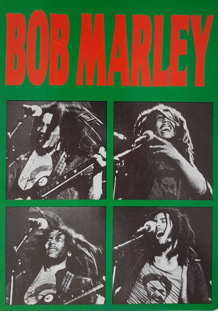 Bob Marley Quad Live Photos Postcard