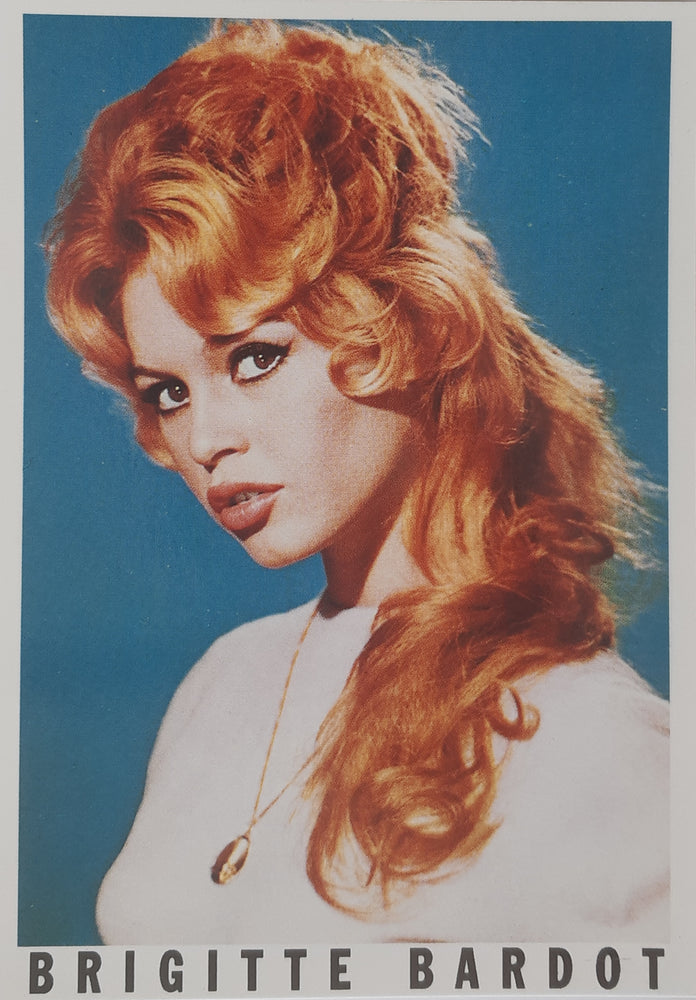 Brigitte Bardot Colour Postcard