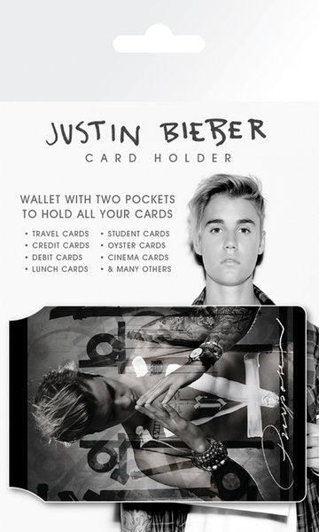 Justin Bieber Window Card Holder