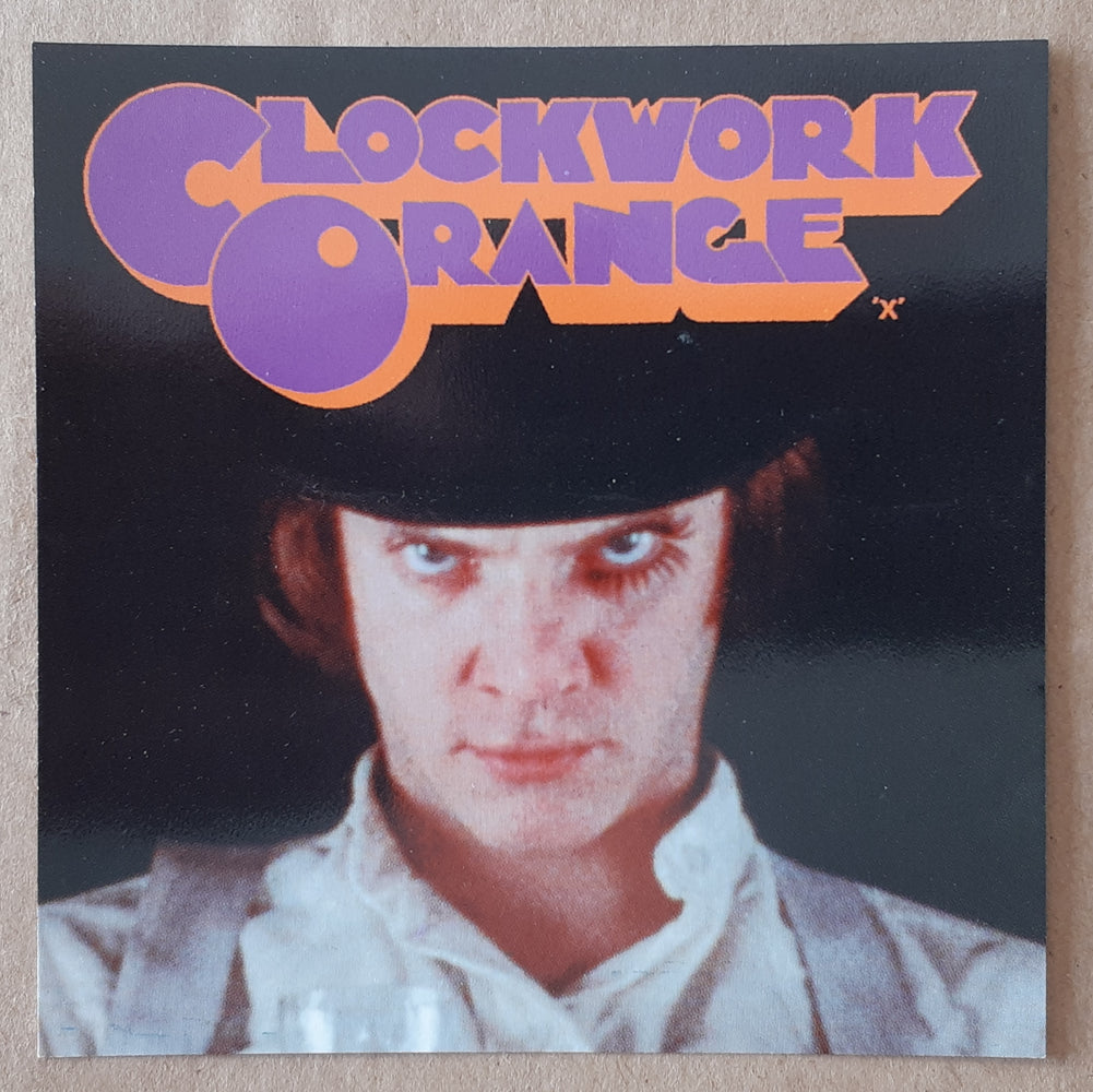 Clockwork Orange Malcolm 10cm Square Vinyl Sticker