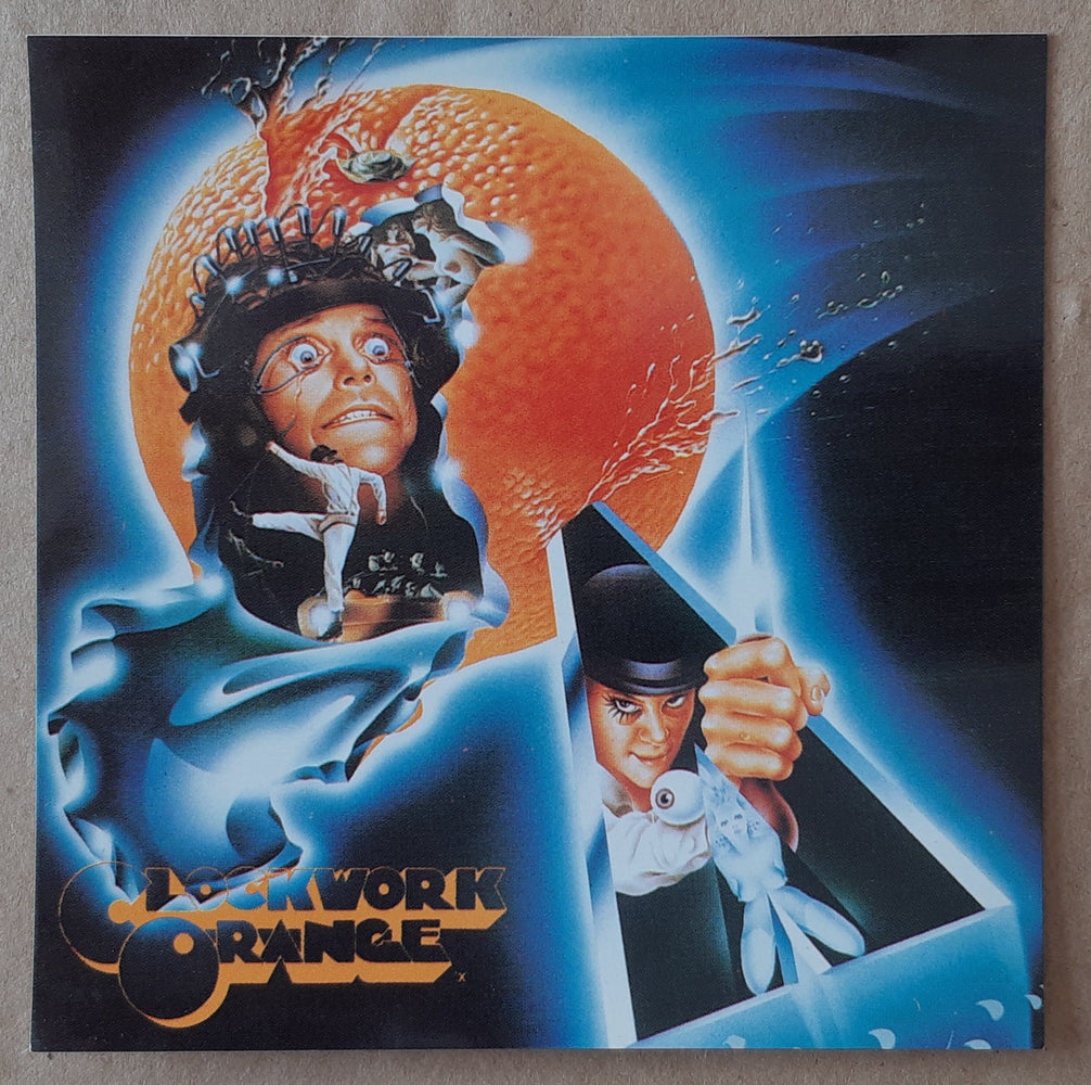 Clockwork Orange Montage 10cm Square Vinyl Sticker