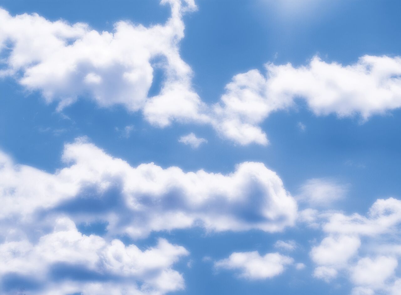 Clouds In The Sky 3.15m x 2.32m 4 Piece Giant Wallpaper Wall Mural