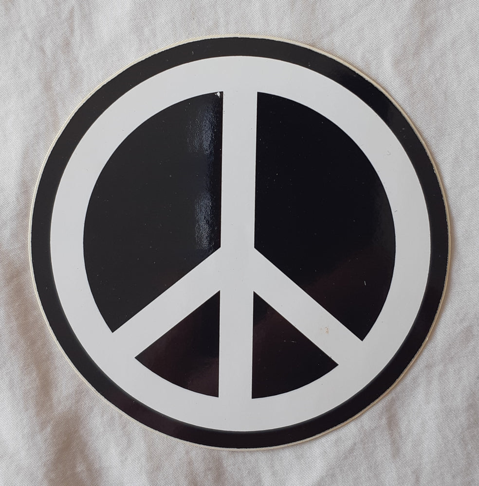 CND Logo Campaign For Nuclear Disarmament Round Vinyl Sticker