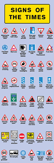 Signs Of The Times Student Humour 158x53cm Door Poster