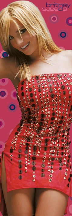 Britney Spears Buttons Vintage 158x53cm Door Poster