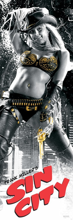 Sin City Jessica Alba Nancy Cowgirl 158x53cm Door Poster