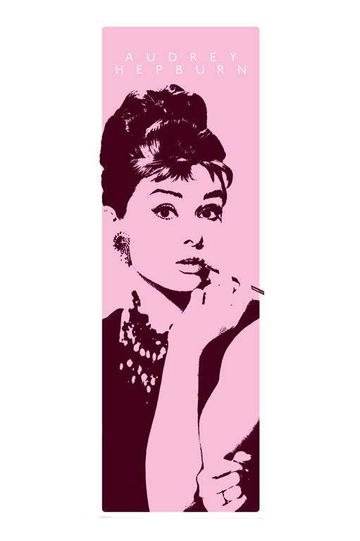 Audrey Hepburn Cigarello Licensed 158x53cm Door Poster