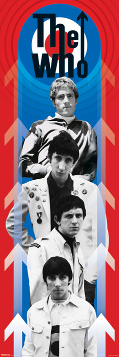 The Who Mod Collage Rare 158x53cm Door Poster