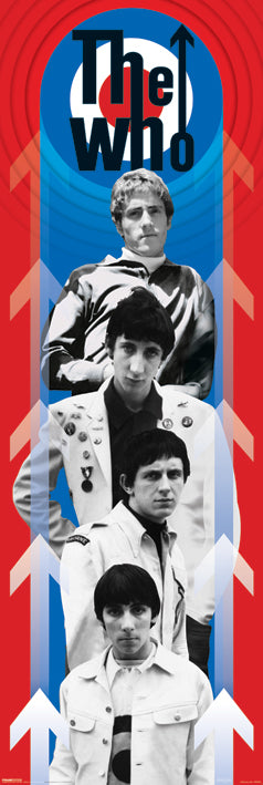 The Who Mod Collage Rare 158x53cm Door Poster