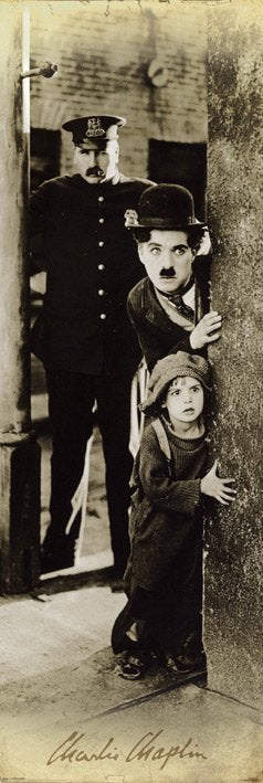 Charlie Chaplin The Kid Licensed 158x53cm Door Poster