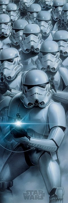Star Wars Stormtroopers Montage 158x53cm Door Poster