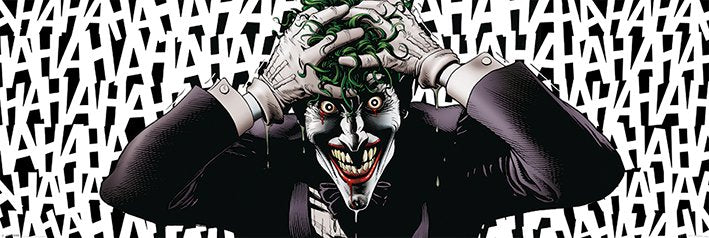 The Joker Killing Joke Official 158x53cm Panoramic Door Poster
