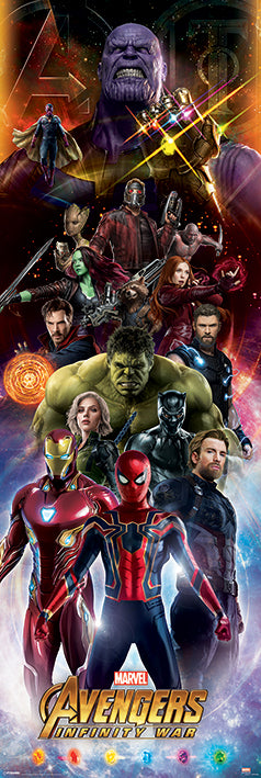 Avengers: Infinity War Characters Licensed 158x53cm Door Poster