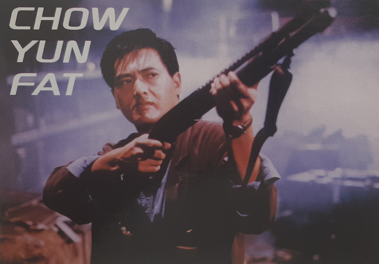 Chow Yun Fat Colour Postcard