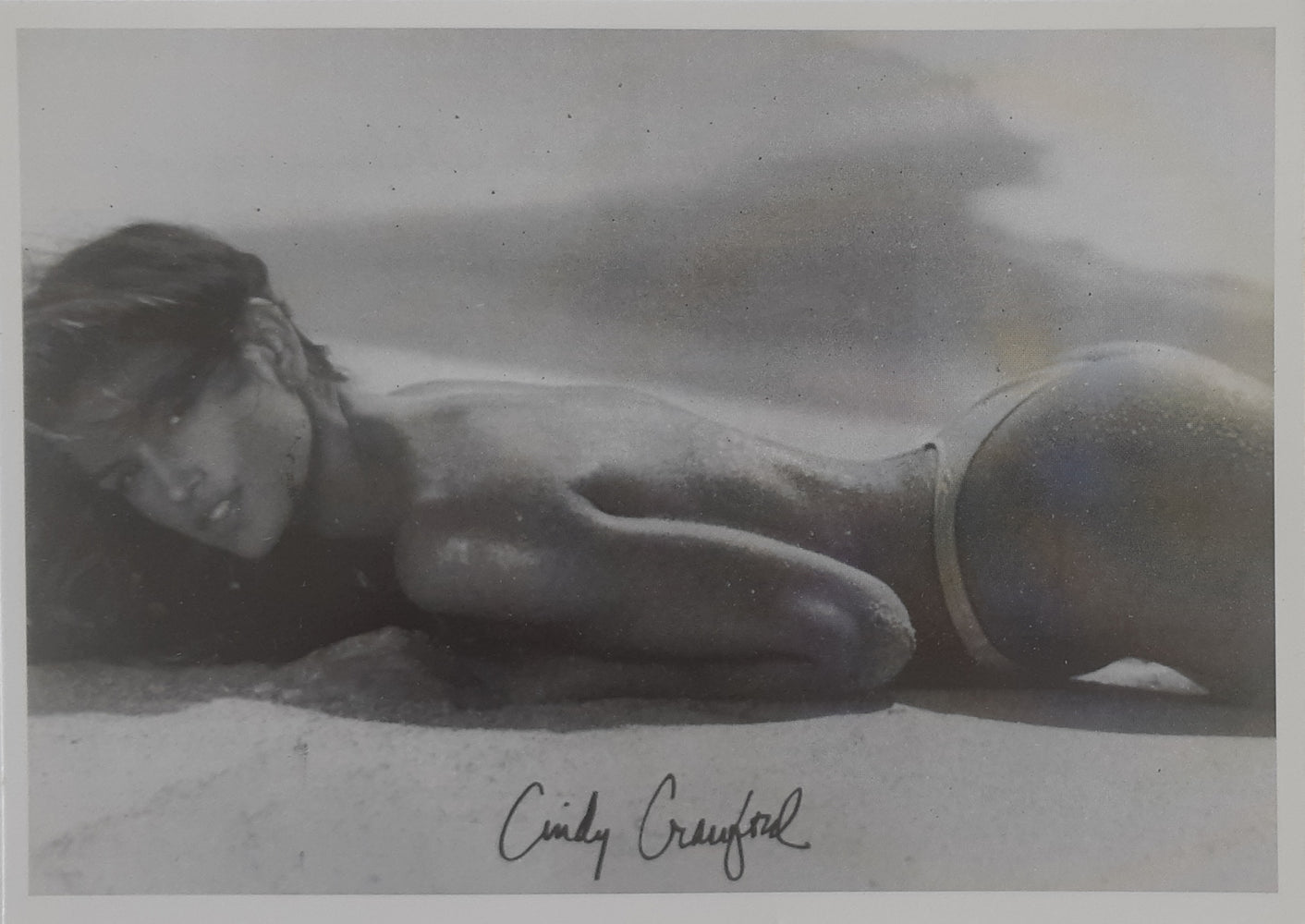 Cindy Crawford Beach Bum Postcard