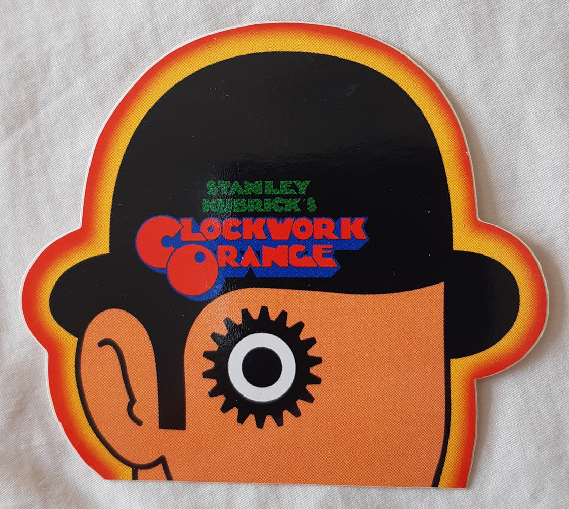 Clockwork Orange Hat Die Cut Vinyl Sticker